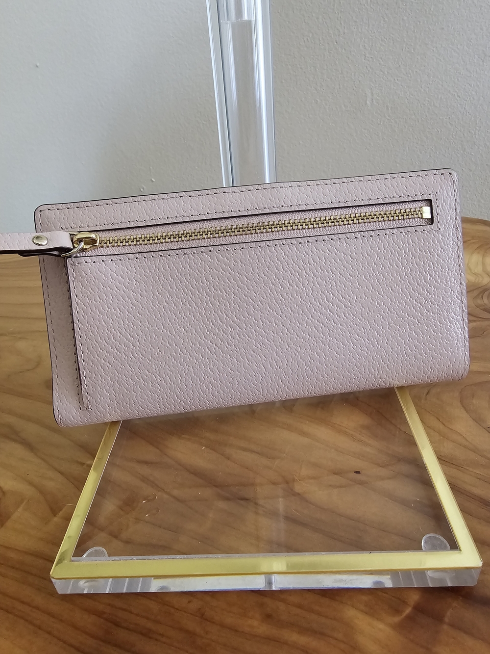 Kate Spade Pink Saffiano Leather Wallet - Picture 3 of 5
